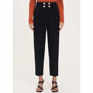 Derek Lam 10 Crosby Leonie Pleated Tapered Pants